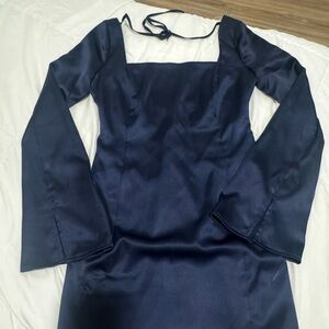 Elegant Navy Blue Dress